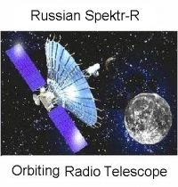 புவிமையச் சுழல்வீதியில் சுற்றிக் கருந்துளை ஆராயும் ரஷ்ய வானலை விண்ணோக்கி (Russian Satellite in Geocentric Orbit to Probe Black Holes )