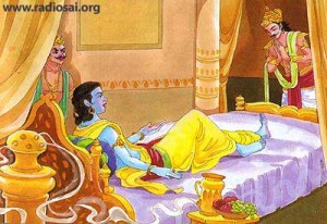 Duryodhan Arjuna and Krishna